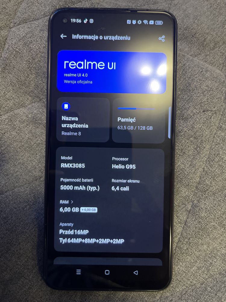 Realme 8 idealny stan