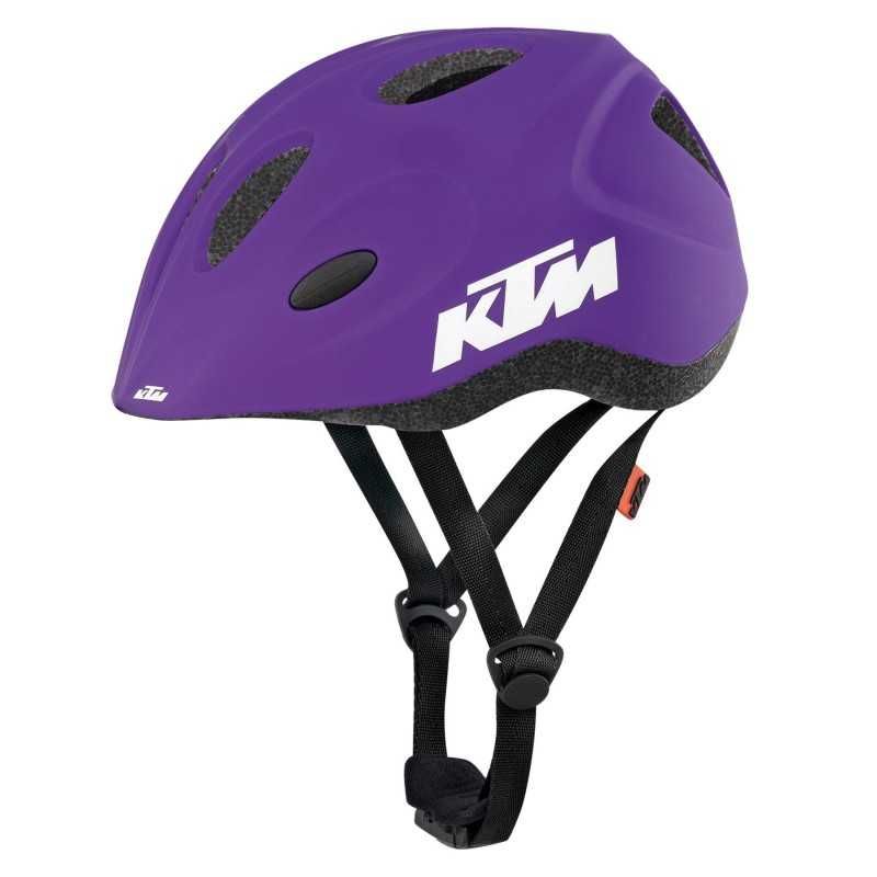 Kask dziecięcy KTM FACTORY KIDS fioletowy rozm 47-51