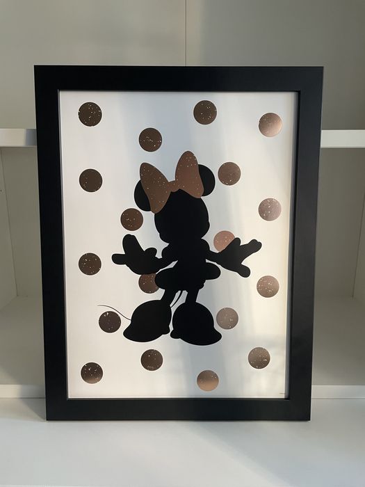 Plakat w ramie Minnie Mouse!