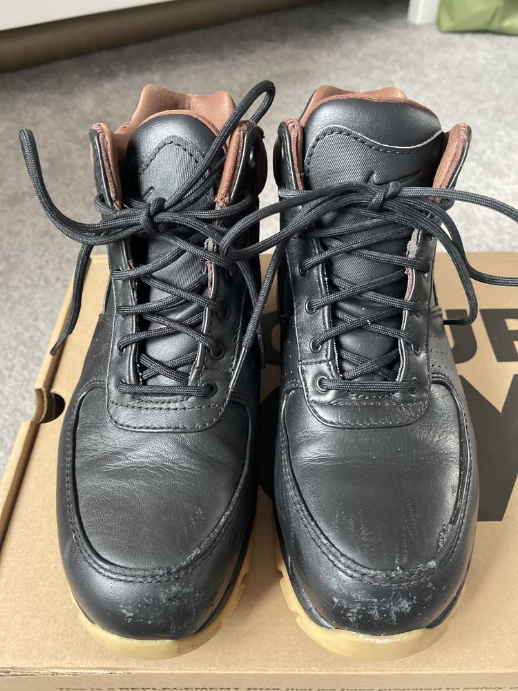 Skórzane buty zimowe Nike czarne męskie rozmiar 41