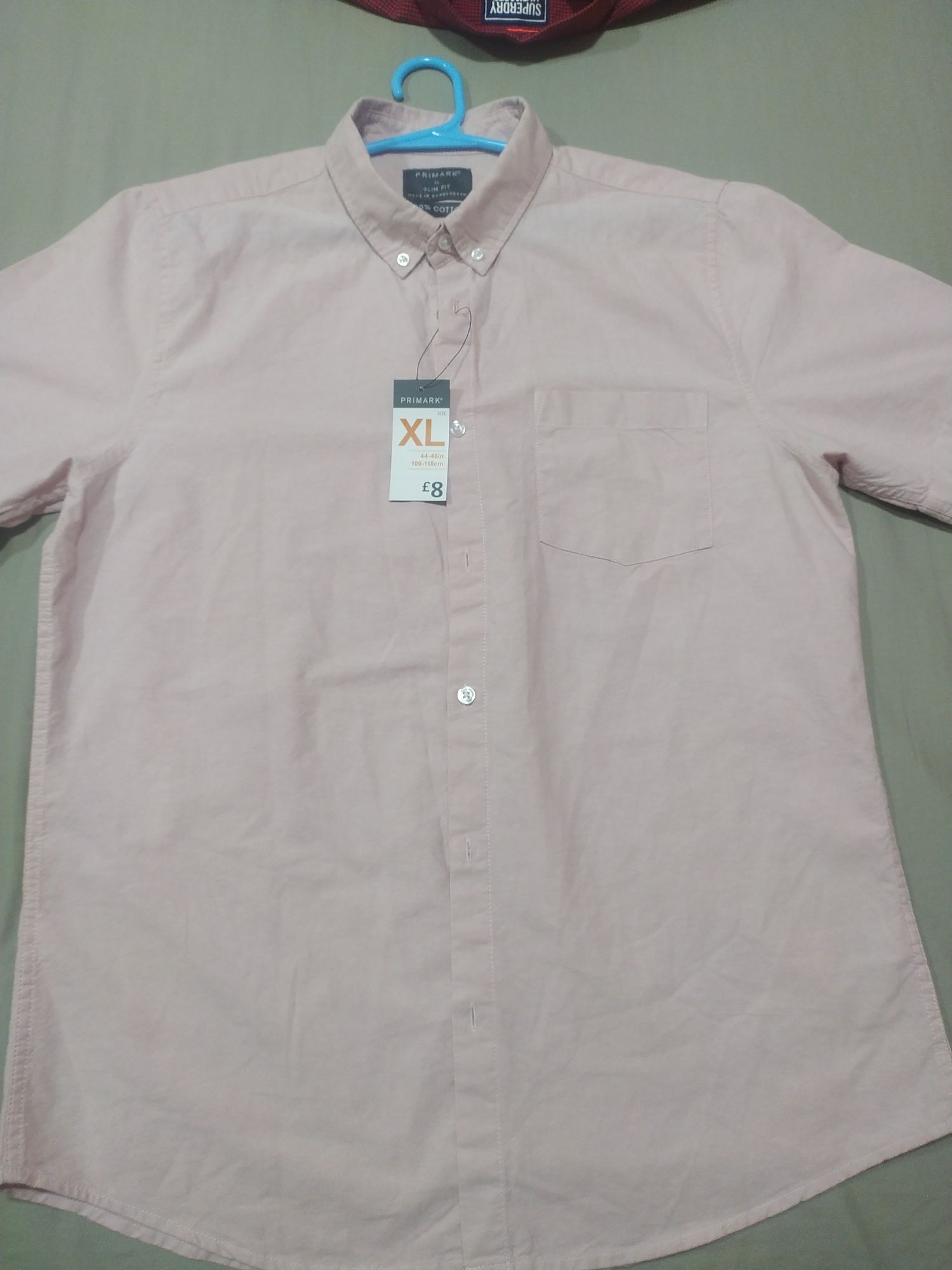 Нова чоловіча сорочка XL PRIMARK ніжного світло-рожевого кольору