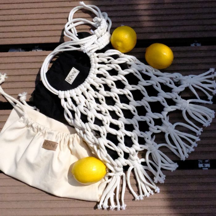 Трендова літня сумка макраме ручної роботи