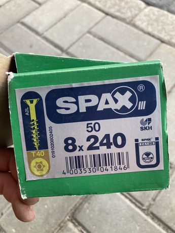 Spax 8x240 T40 12 sztuk