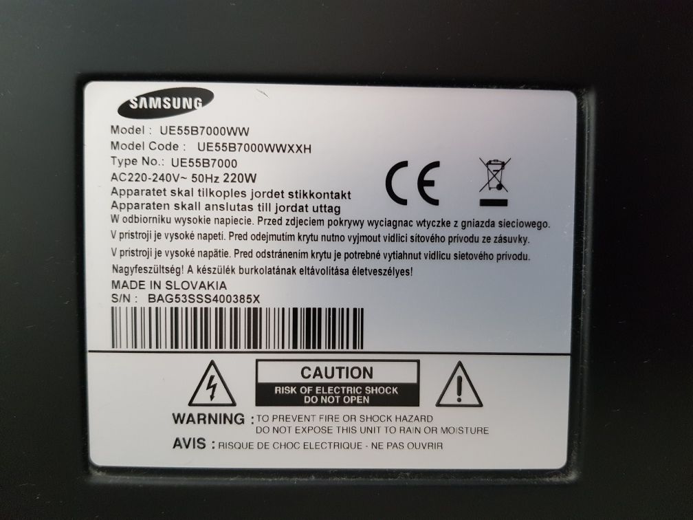 Telewizor Samsung UE55B7000