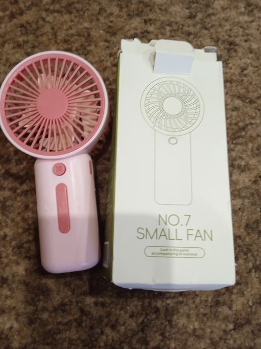 Міні-портативний вентилятор, на батарейках, без ба легкий ручний венти
