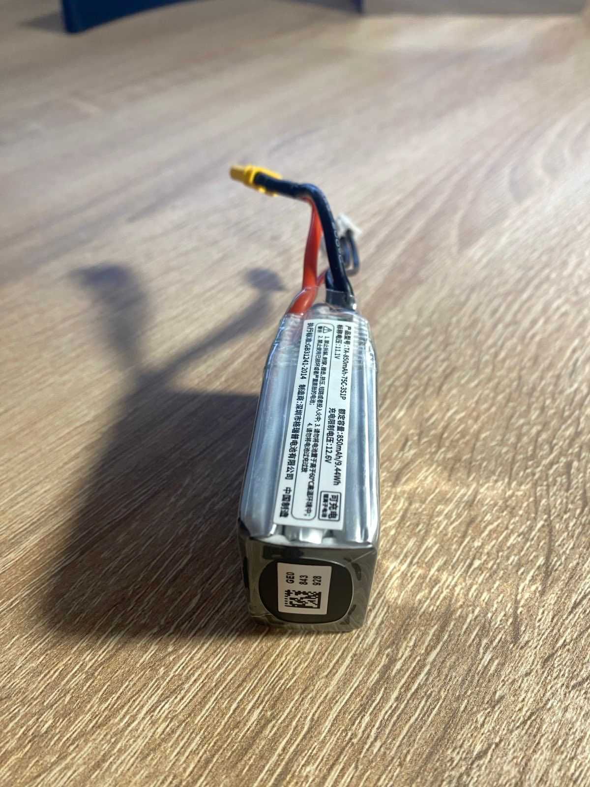 Акумулятор до FPV 850mah 3S 12.6V 75C