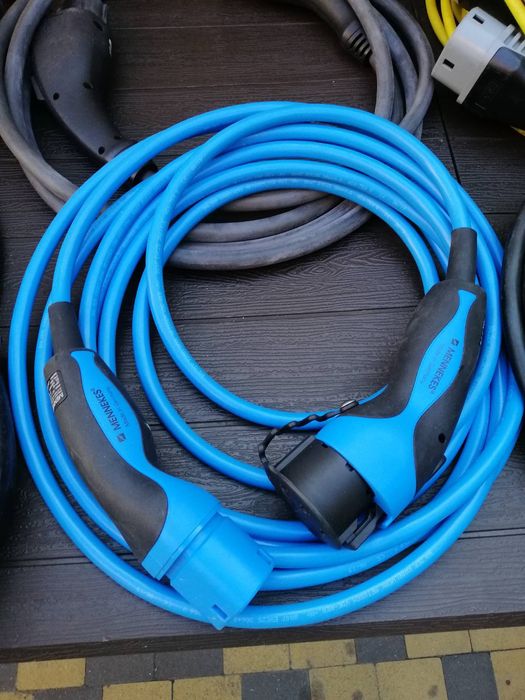 Кабель зарядки електромобіля type2 type1 16а 32а