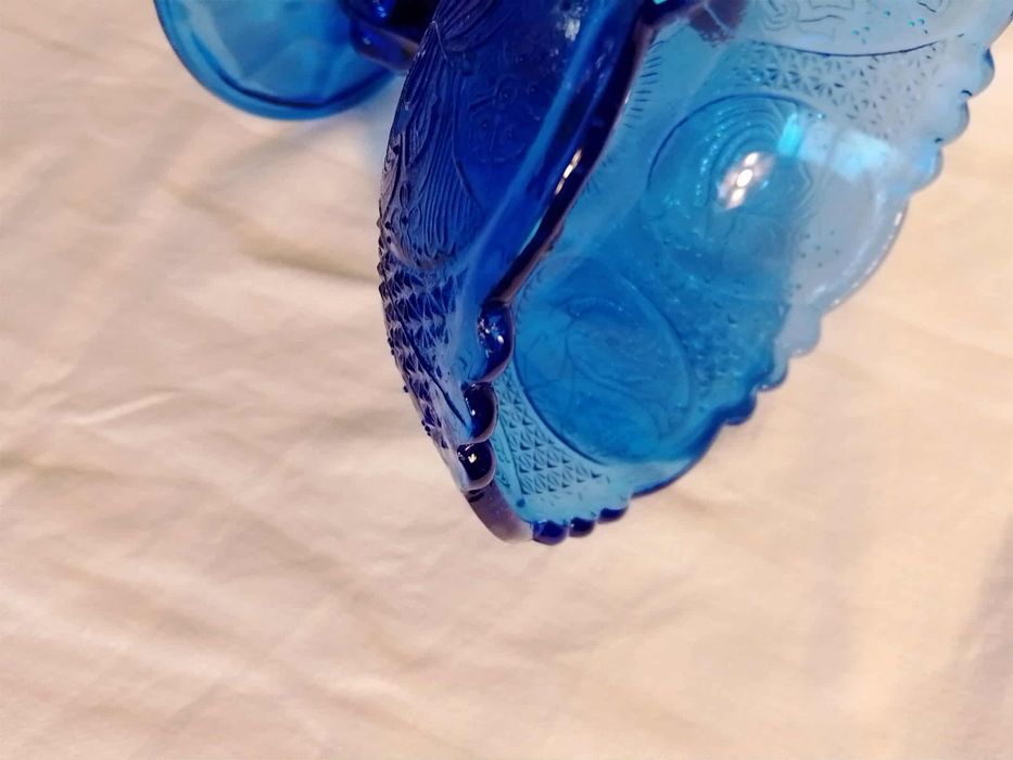 Cukiernica medaliony Ząbkowice kobalt