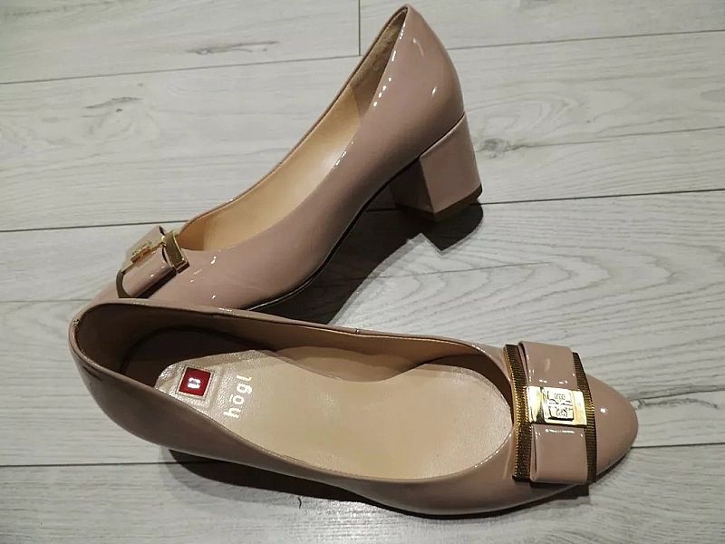 Hogl Studio 4044 Hoegl Półbuty Damskie Skóra Skórzane Eleganckie