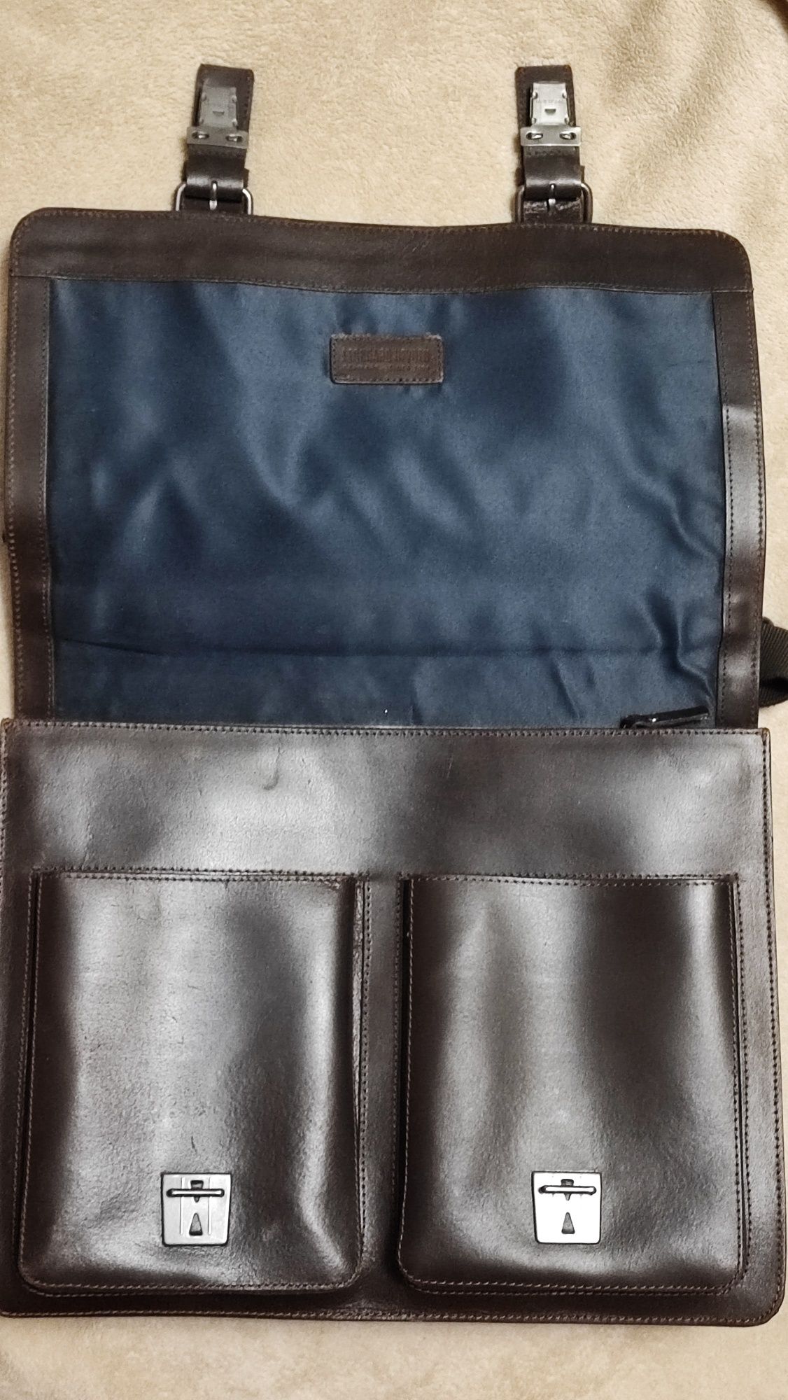 Кожаный портфель премиум бренда leonhard Heyden