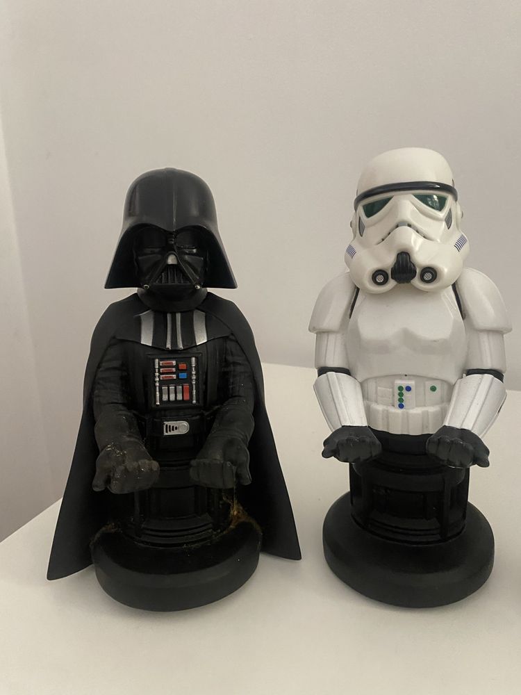 Base para comando playstation star wars + figuras star wars