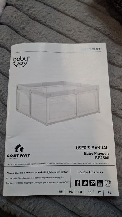 Kojec dla niemowląt