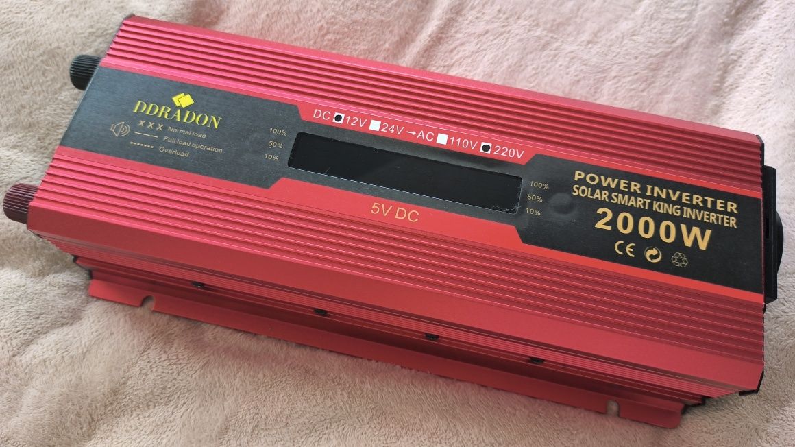 Інвертор DDRADON 2000W не працює