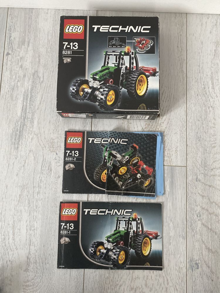 LEGO Technic 8281 2w1 traktor i motor UNIKAT