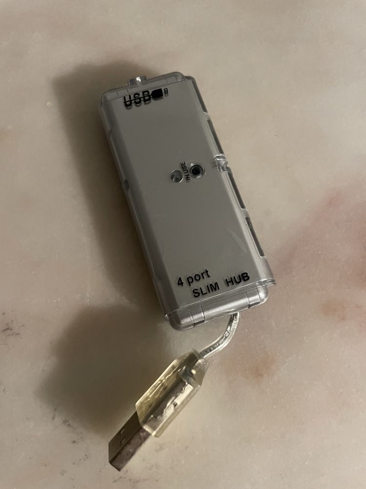 USB 2.0 HUB Mini Slim 4 Port PC