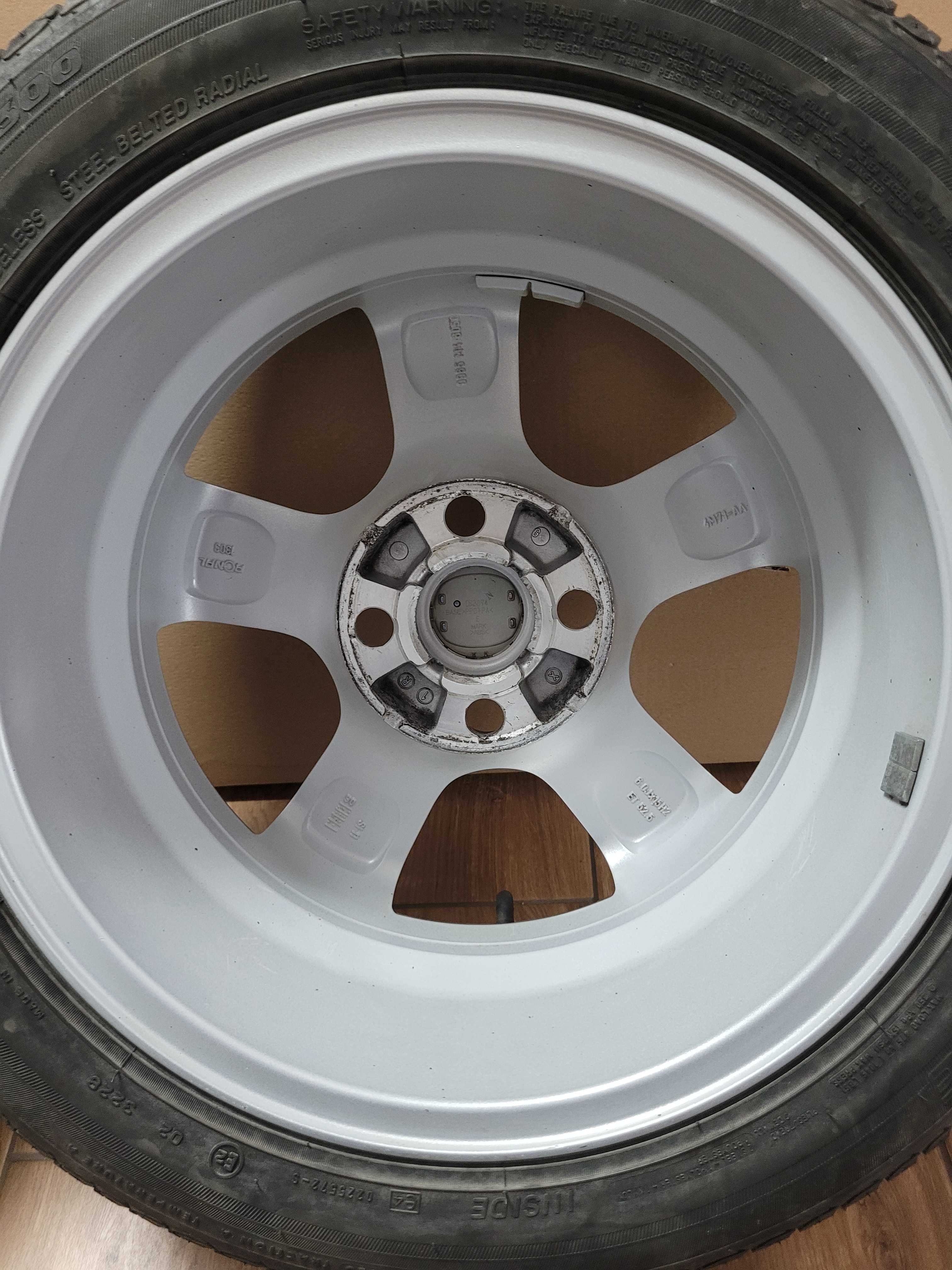 Alufelgi 4x108 15 MAZDA 2, FORD Fiesta Ka Fusion, opony letnie KURIER