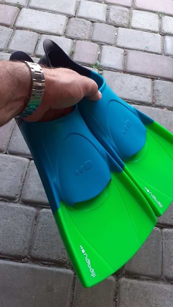 Детские ласты для плавания Nabaiji Silifins 500.EU.39-40p.24,5-25,5cм.
