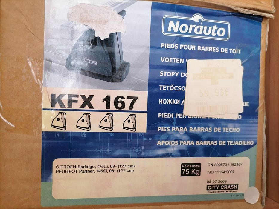 Apoio para Barras Norauto - 5€