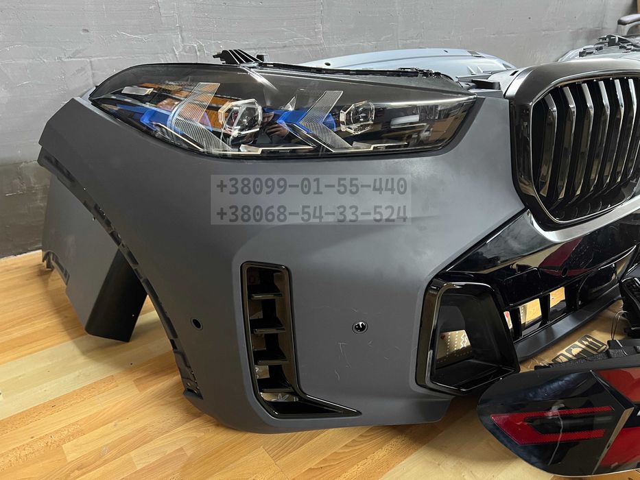 Обвес Комплект рестайлинга для bmw x5 g05 m paket Оптика фары