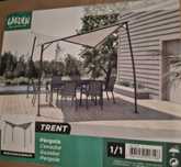 Pergola em aluminio nova, usada 1 vez