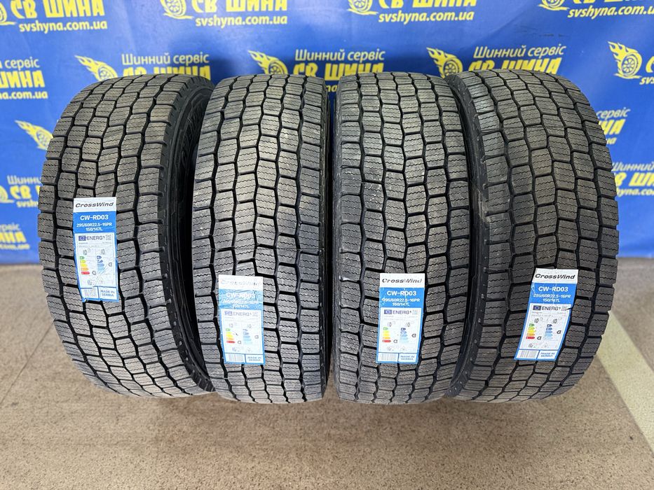 Ведучі шини 295/60R22,5 Crosswind CW-RD виробник Сербія