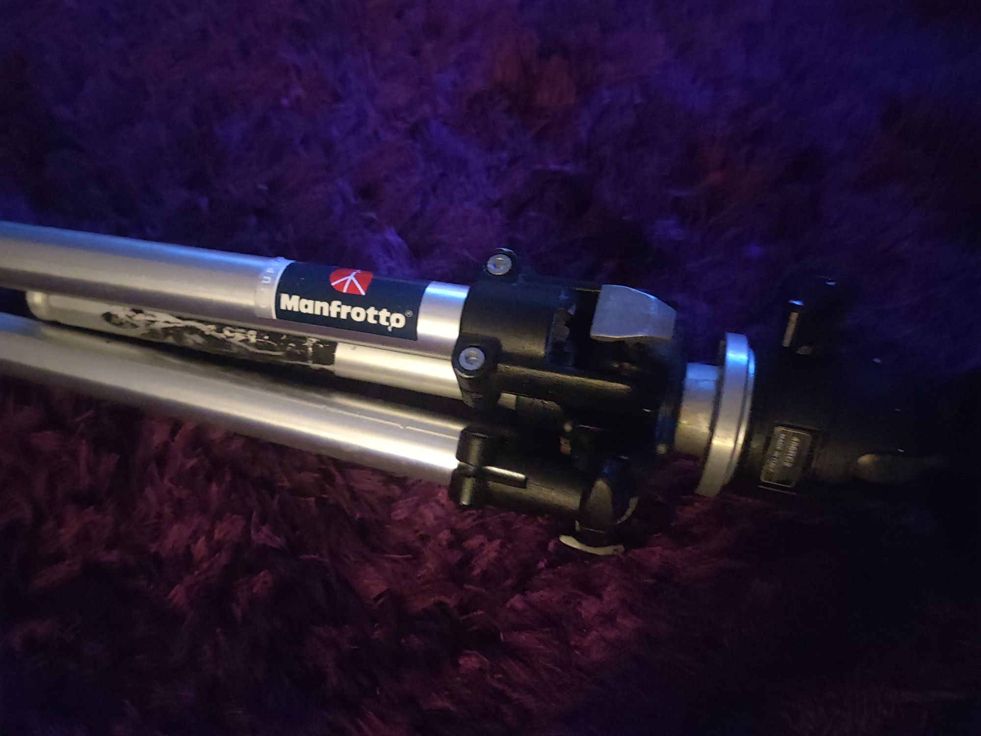 Statyw Manfrotto 055XPROB z głowicą 486RC2