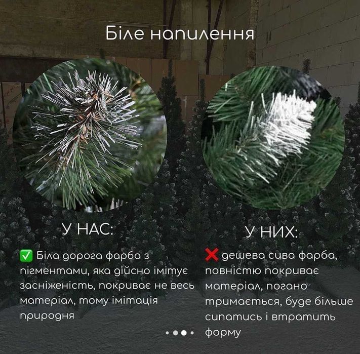 Заснеженная Пышная Ёлка искусственная Снежная Королева 1м-3м Ялинка