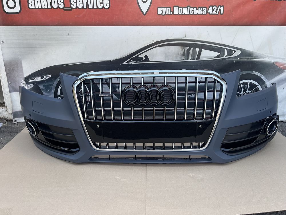 Бампер audi q5 2012-2016 бампер ауді ку5 рест бампер взборі audi q5
