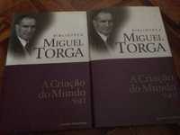 A Criação do Mundo LIVRO de Miguel Torga, 2 volumes, portes grátis