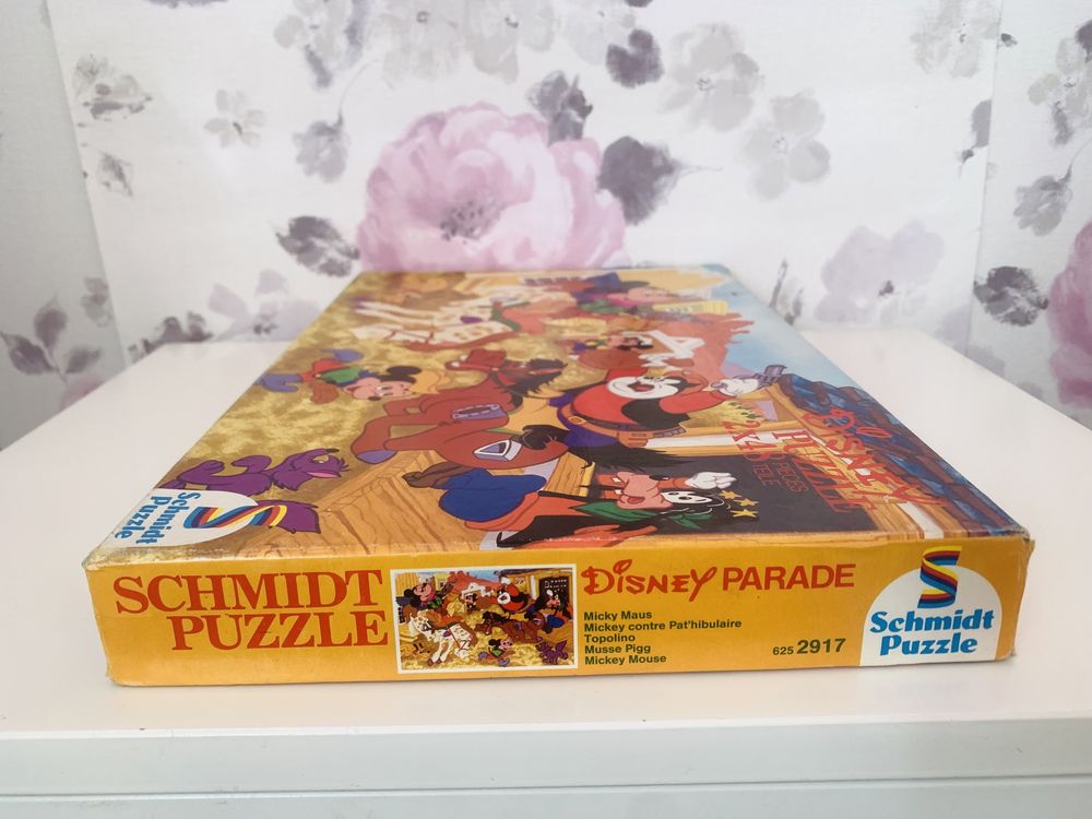 Puzzle Myszka Mickey Walt Disney 2x48, vintage