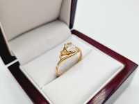 Piękny złoty pierścionek 2.12 g 585 14K R. 20