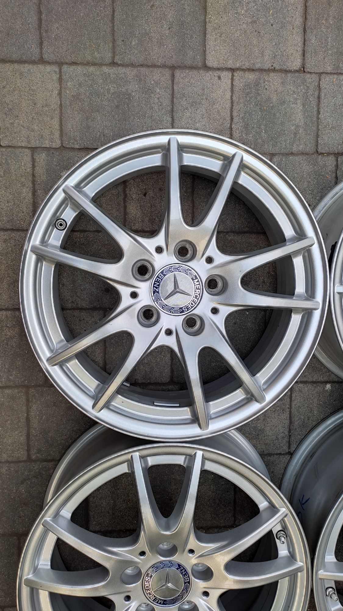 Felgi Mercedes VW audi skoda seat 16 cali 6.5J ET49 5x112 Ori czujniki