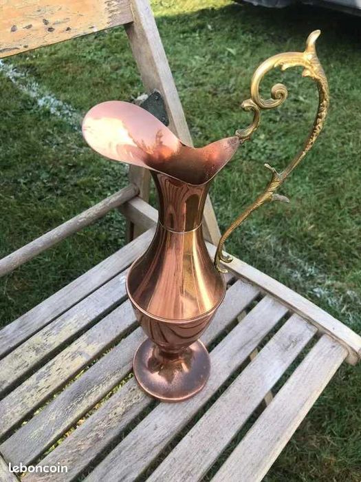 Медный графин-ваза винтаж, Франция