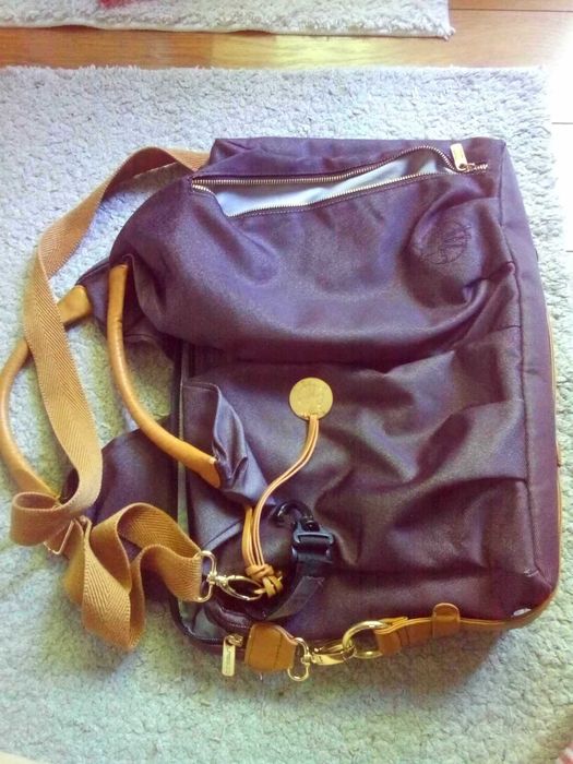 Lassig torba do wózka dziecięcego  granatowa z akcesoriami