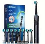 Електрощітка Deep clean, 8 насадок