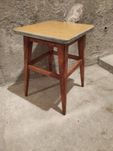 Krzesełko Taboret Kuchenny z minionej epoki PRL Vintage Retro