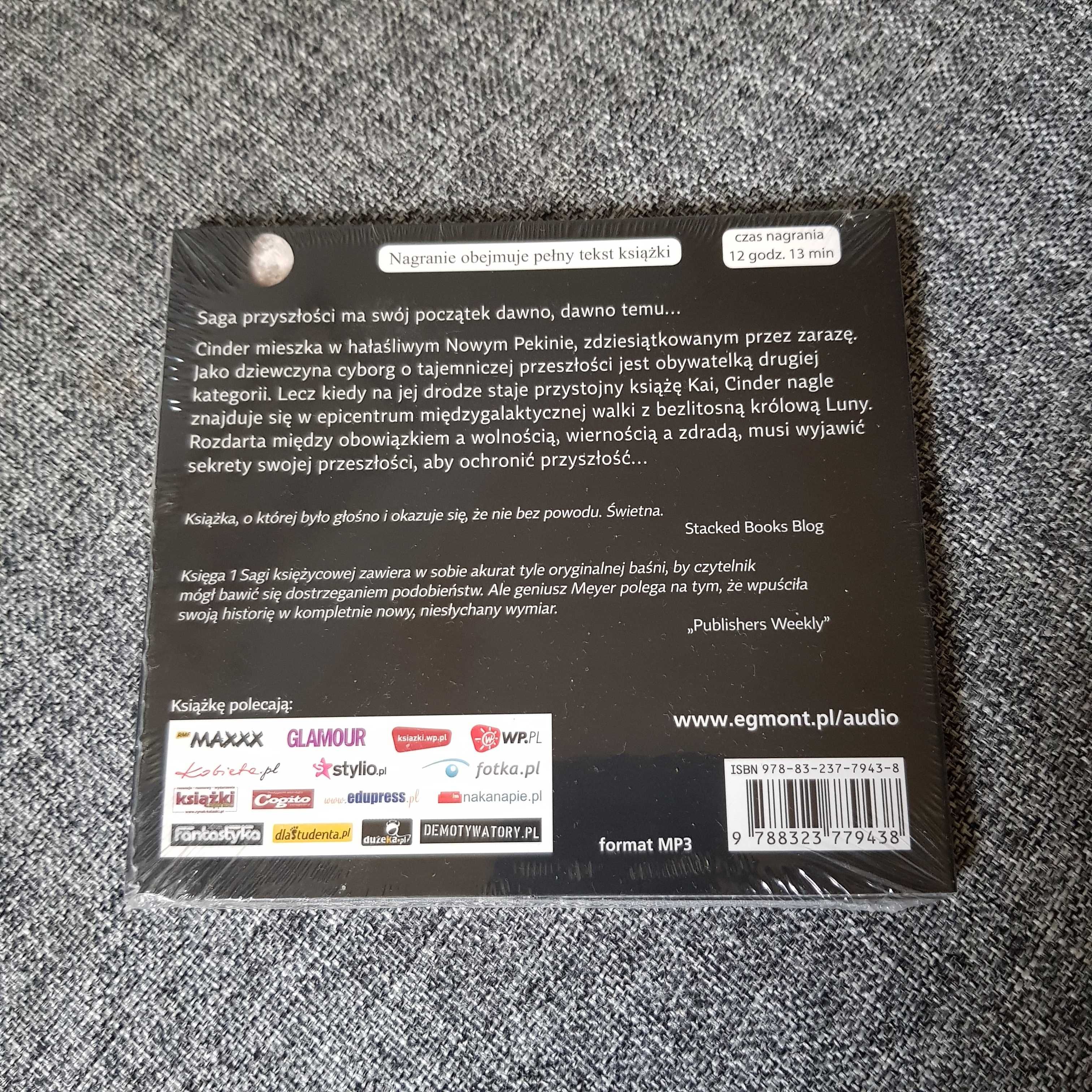 Saga księżycowa Cinder księga 1/ audiobook / płyta nowa w folii
