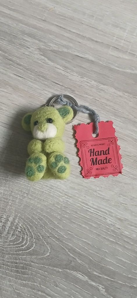 Brelok Breloczek HANDMADE miś niedźwiadek