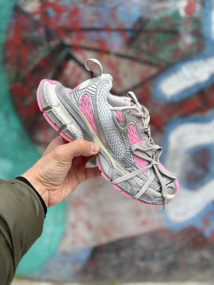 жіночі кросівки Balenciaga 3XL Grey Black Beige Silver Pink