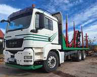 Man TGS do drewna drzewa lasu 6x4 loglift 145z
