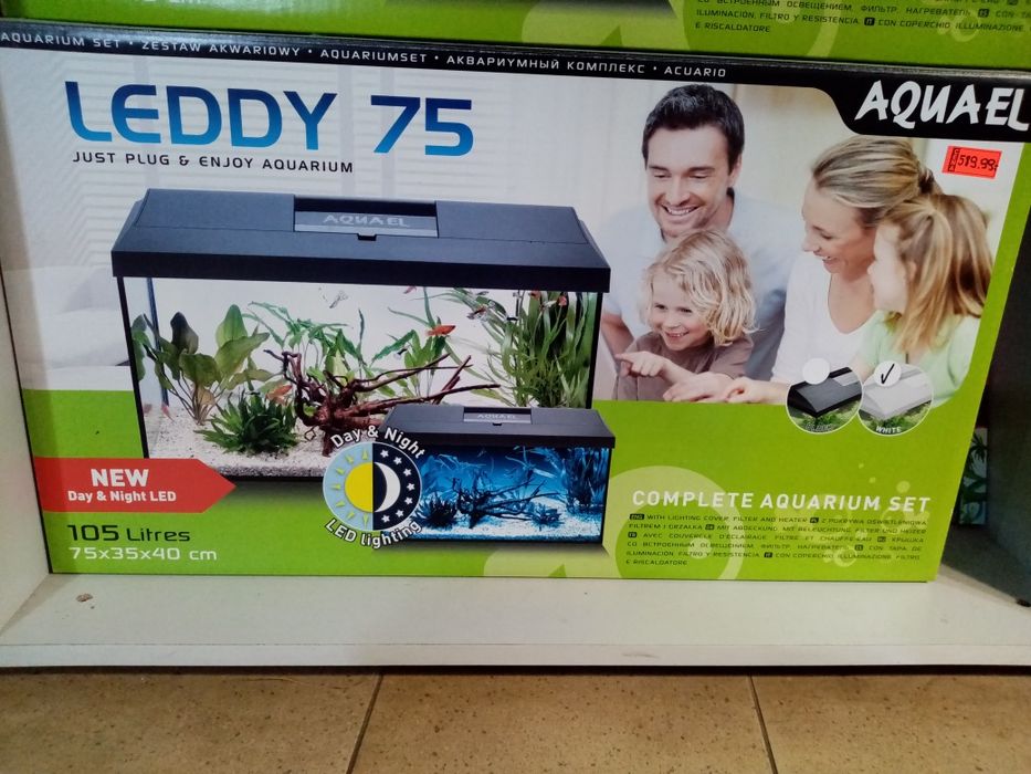 Aquael zestaw leddy 75l Black - TINAZOO WITKIEWICZA