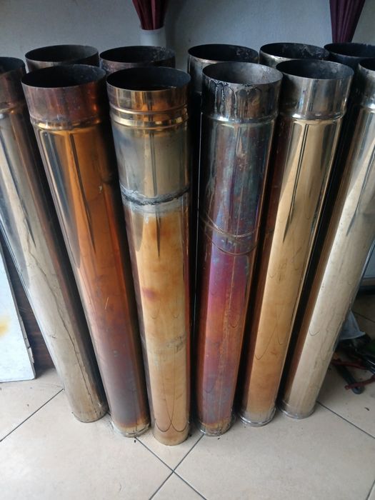 Tubos em inox usados