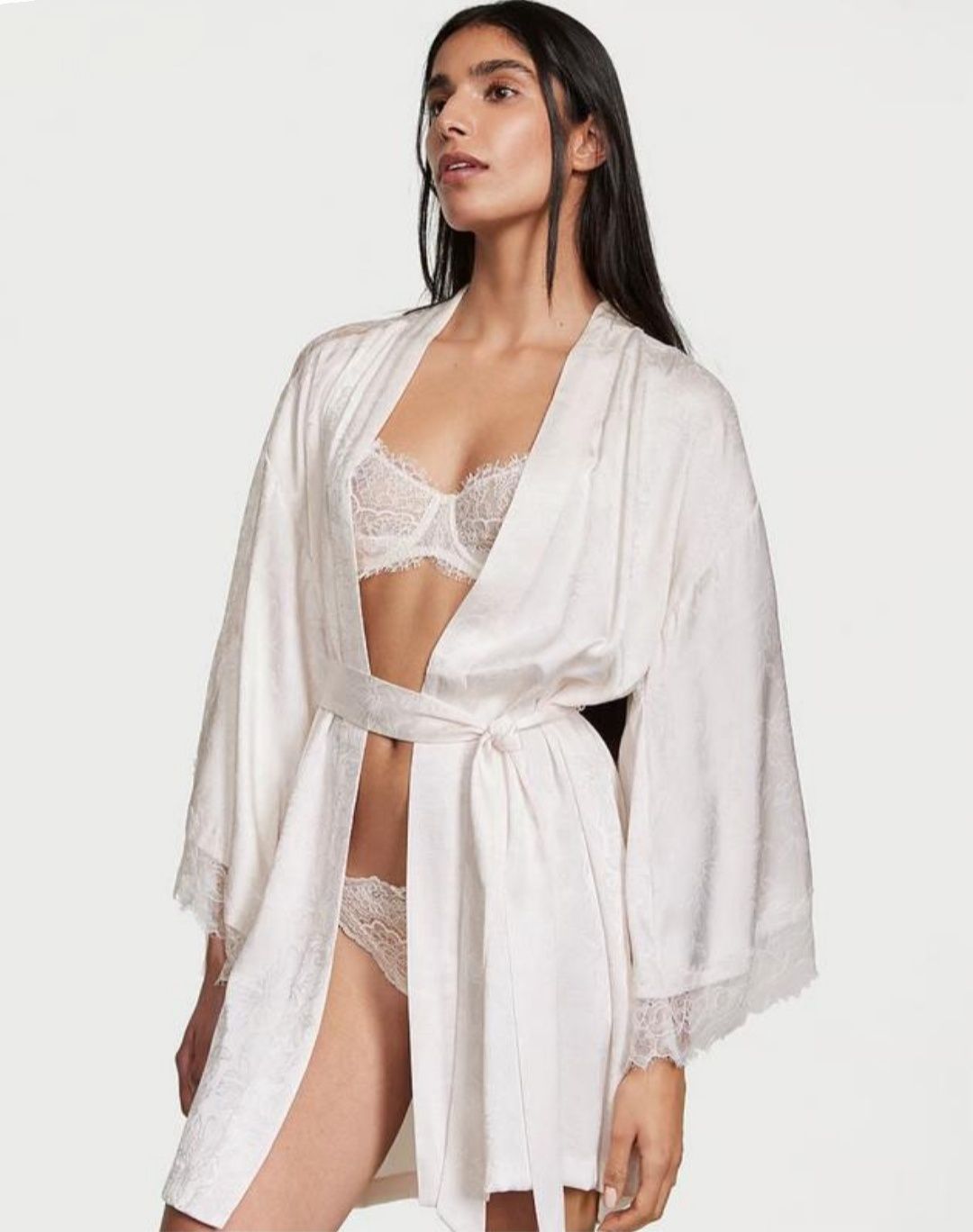 Розкішний сатиновий халат victoria's secret, оригінал, xl-xxl