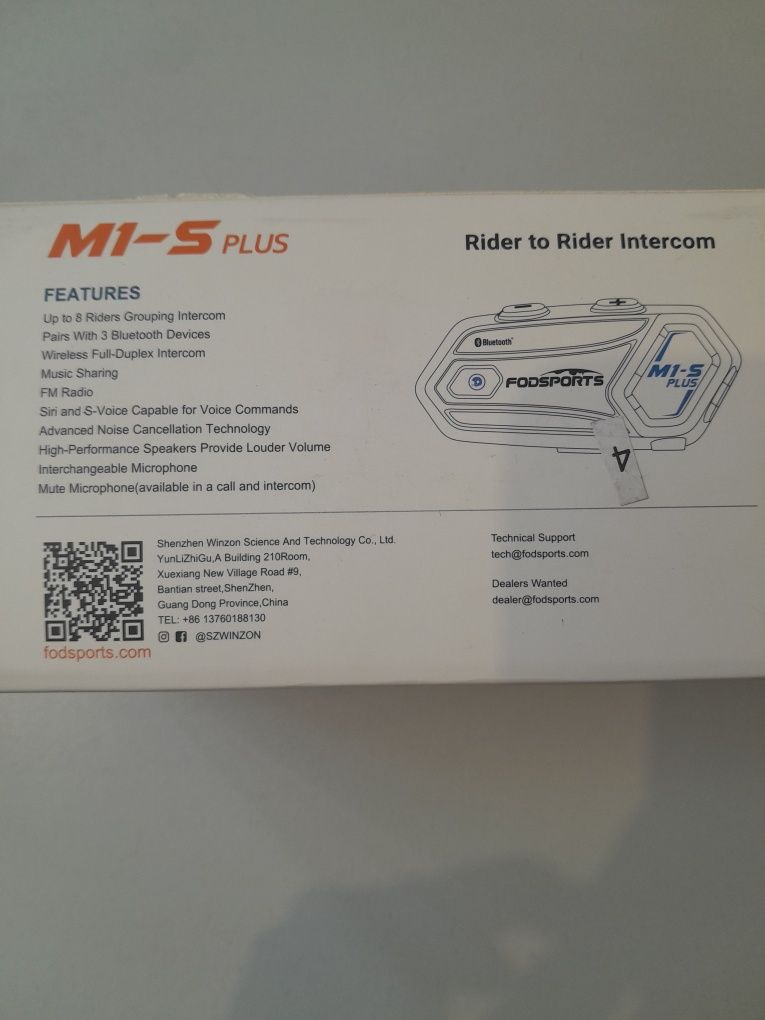 Intercom Fodsports M1-S  Plus