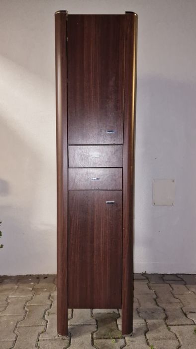 Szafka łazienkowa słupek. Cersanit Iryda. Wenge.