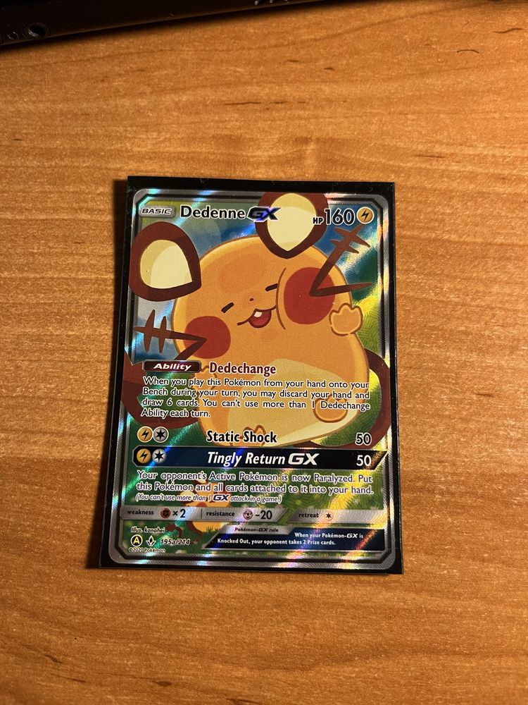 Karty pokemon oryginalne starsze Dedenne GX full art