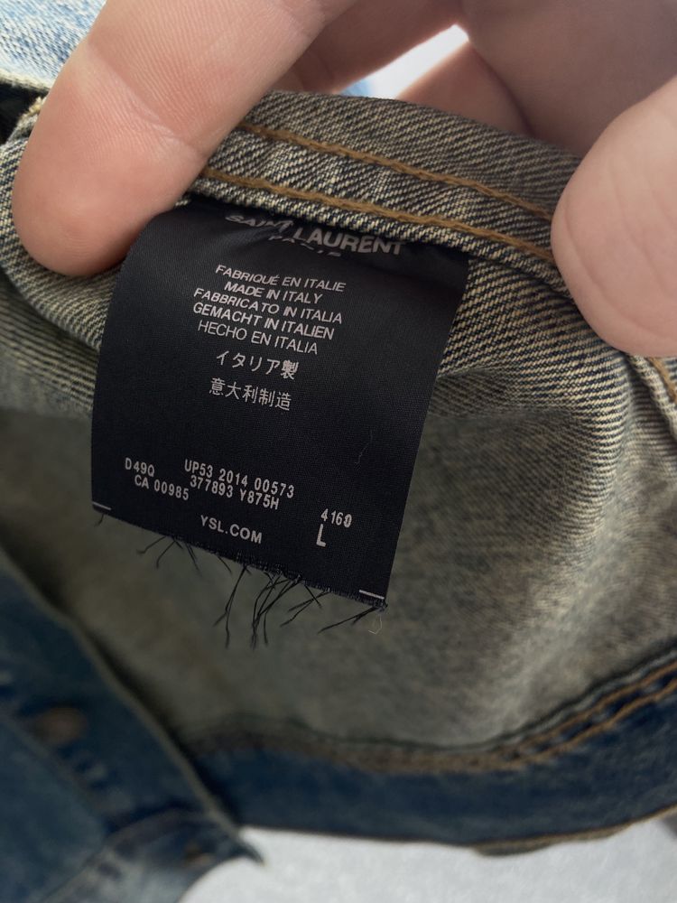 Seint laurent vintage original jeans jacket