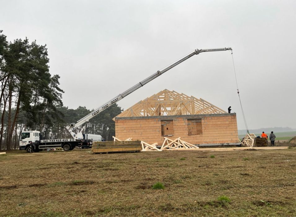 Żuraw ciesielski dźwig dekarski Böcker AK 35/3000 super stan