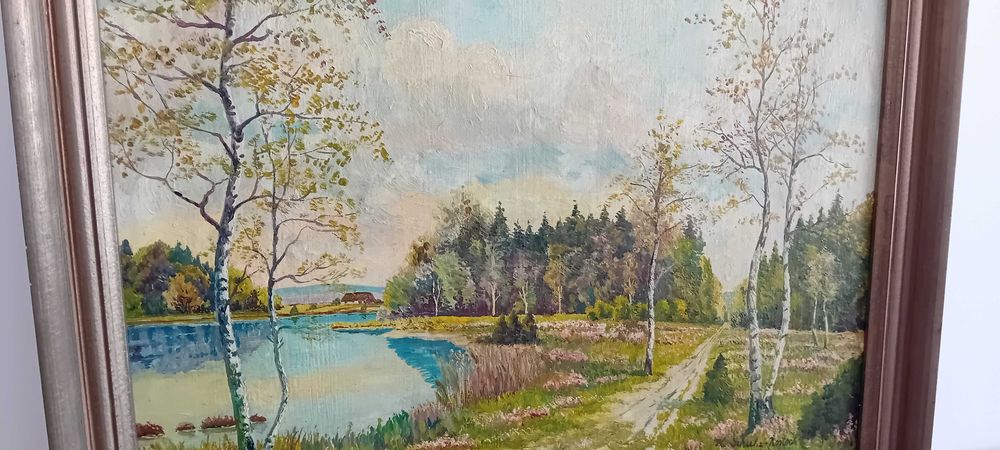 Quadro Pintura Óleo sobre Plátex