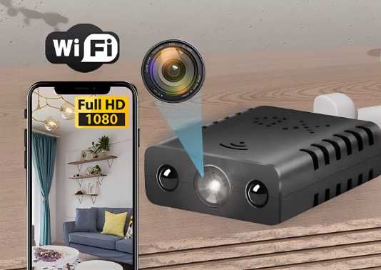 Miniaturowa kamera szpiegowska - WiFi - aplikacja na telefon - 24szt